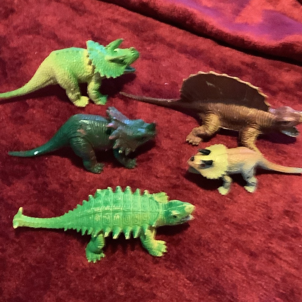 Assorted Dinosaur Toys set of 5